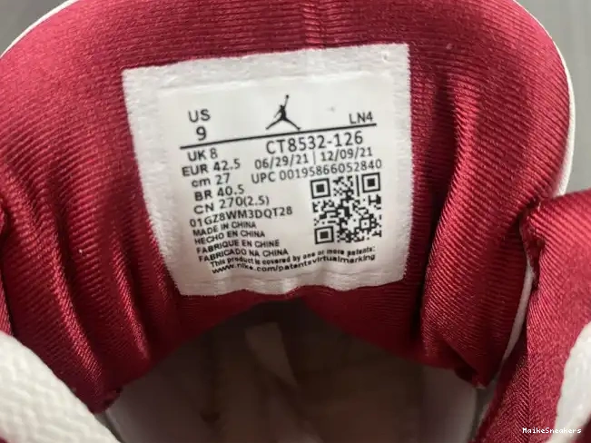 MaikeSneakers Jordan Cardinal Retro Red CT8532-126 3 0624